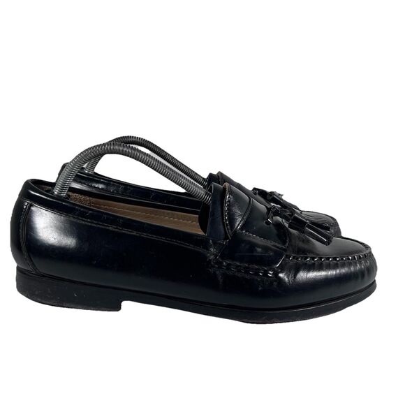Cole Haan Other - Cole Haan Pinch Tassel Black Leather Loafers Men's Size 10 D